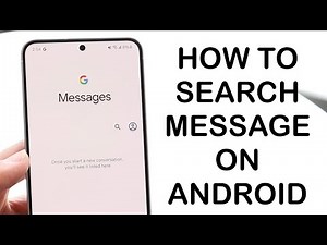 How To Search Messages On Android!