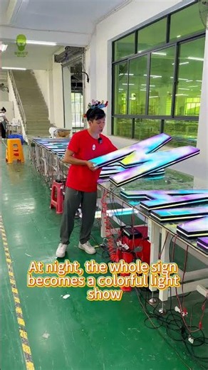 Make your brand shine bright！✨ Custom LED signs for any business #ledsign