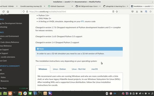 cocotb tutorial Part 0 Setting the environment