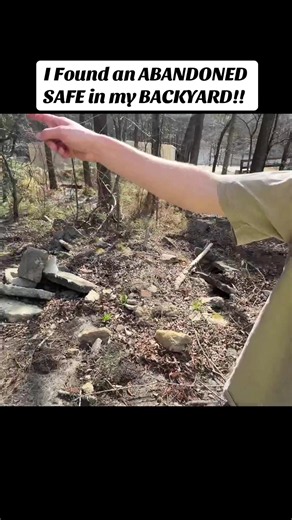 I Found an ABANDONED SAFE in my BACKYARD!! #cartersharer #foryou | backyard