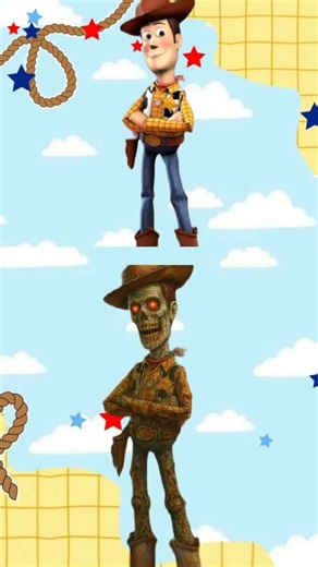 Toy Story Characters Zombie Versiоns #funnyvideo #cartoon #horror #toys #toystory
