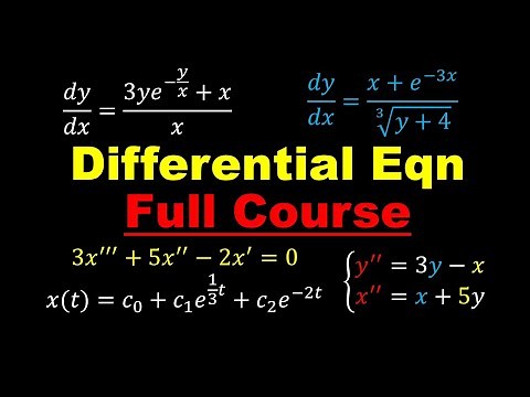 Differential Equations - Full Review Course | Online Crash Course