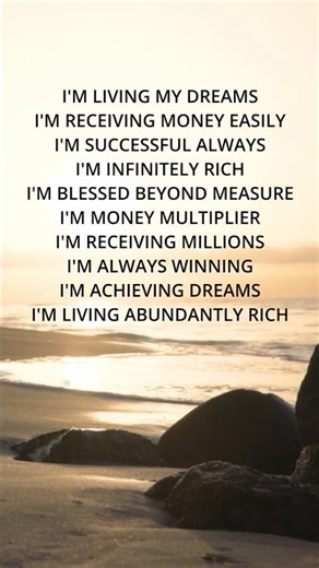 ↑ full money affirmation