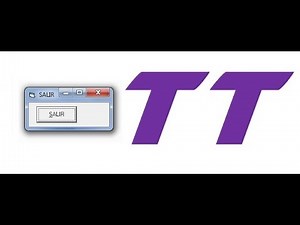 BOTÓN SALIR en Visual Basic | TT