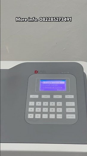 Setting kurva kalibrasi spektro uv-vis SP-UV110 - DLAB #dlab #spektro