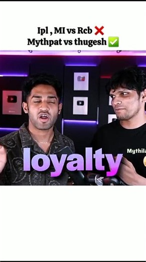 Ipl Mythpat vs thugesh 😂😅! ‪@Mythpat‬ #urmila #shortsfeed #shorts #viral