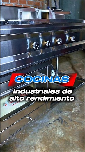 Fabricación de Cocinas industriales en acero inoxidable para la industria gastronómica. #acerosur