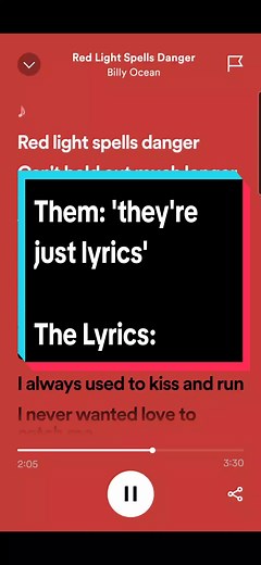 Understanding the Lyrics to 'Red Lights Spells Danger'