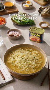 With perfectly sizzled SPAM® Classic as your base, the only question is—what toppings will you add? Drop your top 3 must-haves for the ultimate ramen bowl in the comments! | SPAM