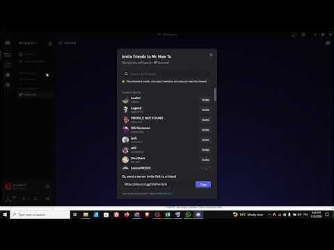 How To Get Your Discord Link On Pc - Full Guide