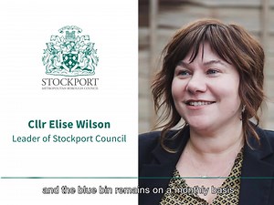 📻🍓Cllr Elise Wilson, Leader of Stockport Council talks to Strawberry Radio this week about the Council being awarded a £500,000 grant to improve walking/cycling, as well as an update on bin collections. | Stockport Council