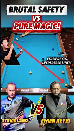 Earl Strickland Loses Control After Efren’s Insane Kick Shot!