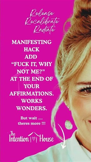 Manifesting Hacks 101 - why not me ?