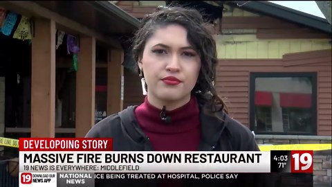 Middlefield Mexican restaurant total loss after fire collapses roof