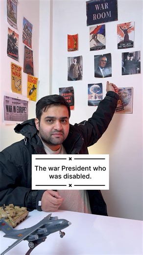 The war president who was disabled.