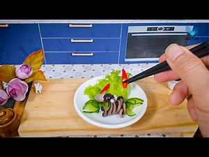 Tasty Steamed Baby Octopus with Ginger and Chili Sauce | Top Great Miniature Cooking Ideas