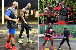 Inside Wilder's HOME training camp including outdoor ring and basketball court