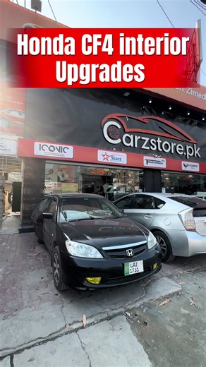 Honda civic CF4 interior upgrades 🔥❤️#caraccessories #carmodification #hondacf4 #modifiedcars #carzstorepk