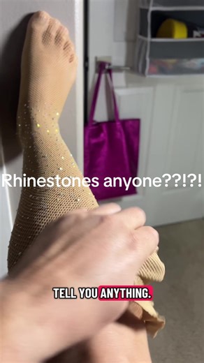 Pantyhose Style Ideas with Rhinestones and Fishnets