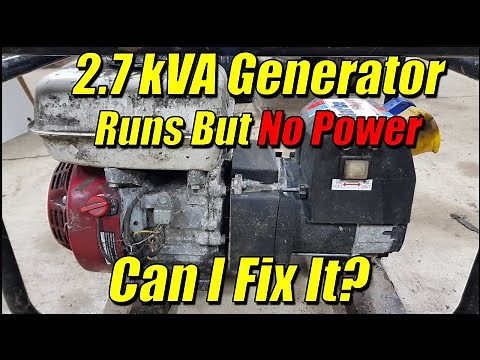 2.7kVA Generator - No Voltage Output | Can I Fix It?