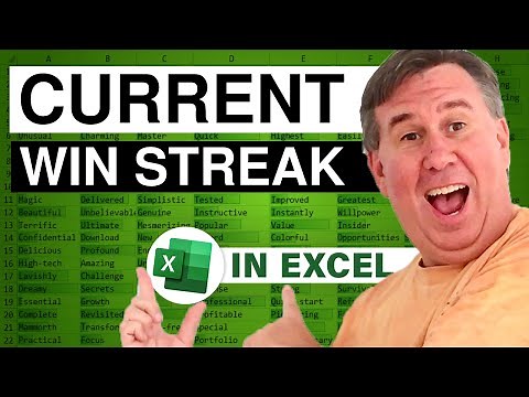 Excel Calculating Home and Away Win Streaks - Episode 735