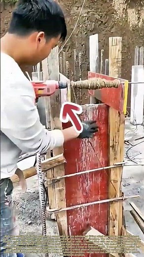 Drill-Powered Hoisting: The Improvised Lift for Vertical Concrete Placement
