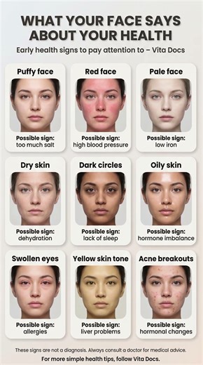 What Your Face Says About Your Health | Warning Signs You Shouldn’t Ignore #Shorts