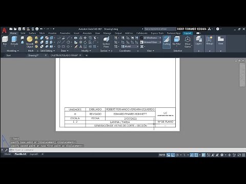 Configuración de la plantilla A4 AutoCAD