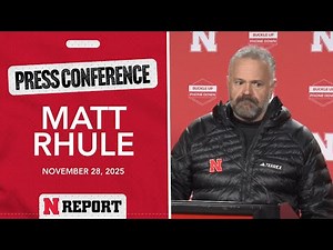 FULL VIDEO: Nebraska Head Coach Matt Rhule | Iowa Postgame Press Conference (11/28/25)