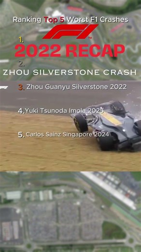 Ranking Top 5 Worst Formula 1 Crashes