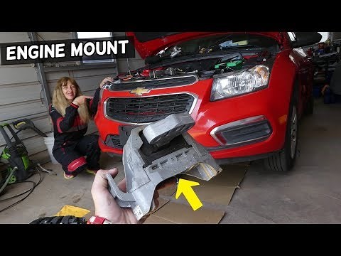 CHEVROLET CRUZE PASSENGER SIDE ENGINE MOUNT REPLACEMENT. CHEVY SONIC ENGINE MOUNT REPLACEMENT