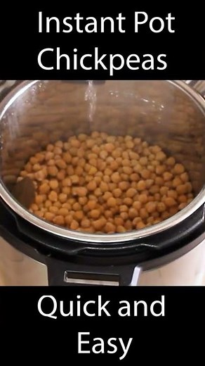 Instant Pot Chickpeas | NO SOAK