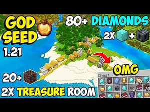 🔥 Ultimate [God Seed] For Minecraft 1.21 Bedrock & PE |Four Blacksmith Village Seed Bedrock 1.21.101