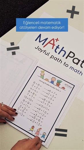 MathPath’te matematiği anlaşılır hale getiren eğlenceli atölyeler öğrencileri bekliyor! 🤩 🍕 Kendi pizzalarını ya da kurabiyelerini yapıp maliyet hesabı çıkaracaklar, ➕➖ Hızlı toplama-çıkarma becerilerini geliştirecekler, ✖️ Çarpım tablosunu ezberlemeden, mantığıyla öğrenecekler! Sınırlı kontenjanı kaçırmamak için bizimle iletişime geçebilirsiniz👀 📞 0537 949 62 84 📍 Göktürk | MathPath