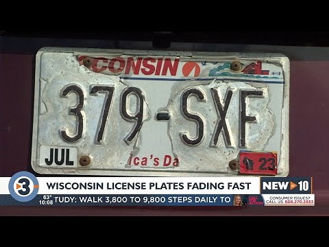 Wisconsin DMV will slowly begin replacing old, peeling license plates. Here's what you need to know.