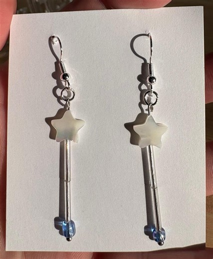 Classic Magic Wand Drop Earrings - Etsy