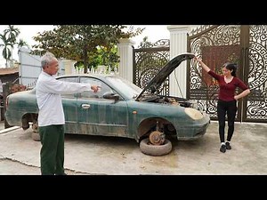 Girl's challenge: Restarting an abandoned Daewoo (Nubira) belonging to an elderly retired engineer🛠