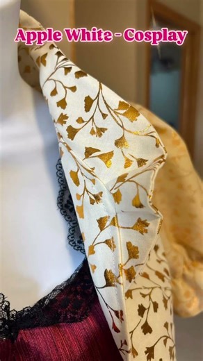 Making Apple White’s Outfit #costumedesign #applewhite #everafterhigh #cosplay #sewingtutorial