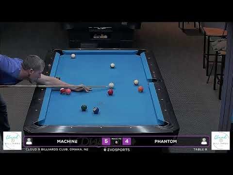 MACHINE vs PHANTOM - CLOUD 9 BILLIARDS CLUB - TABLE 8 | EvoSports