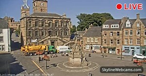 【LIVE】 实况摄像头 Linlithgow Cross - 苏格兰 | SkylineWebcams