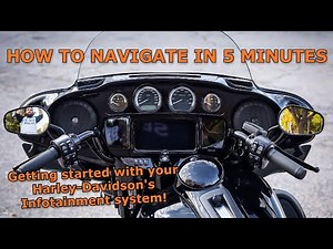 HOW TO use your bike's screen in 5 MINUTES! Using the GPS, Radio, and MORE on your Harley-Davidson!