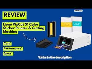Liene PixCut S1 Review Best All-in-One Sticker Printer & Cutter for DIY Crafts | 2025 Sticker Maker