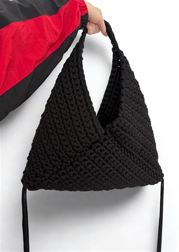 Triangle Crochet Bag - Etsy