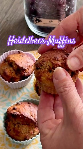 Ruck-Zuck Heidelbeer Muffins