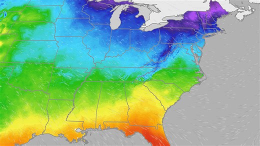 When a strong cold front knocks temperatures back to reality