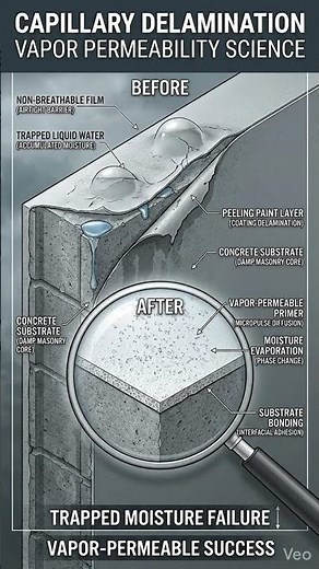 Paint Peeling on Concrete Walls? Vapor Permeable Coatings Stop Moisture Damage and Failure
