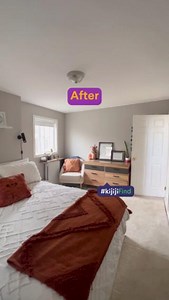 What a transformation 😍 Kijiji rental furnished with a Kijiji dresser drawer! Notice how this renter brightened up the space by putting new carpet over the dark original carpet? 💡 #kijijifind #homedecor #rental #beforeandafter | Kijiji