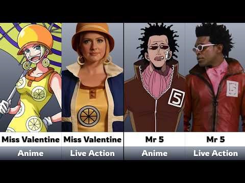 Every Baroque Members in One Piece Live Action | Comparison