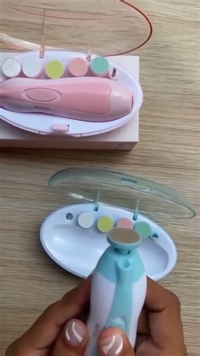 Haakaa Baby Nail File Electric Set ✨ Safe & Gentle Care