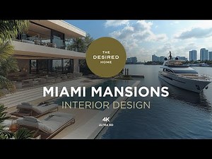 Miami Luxury Mansions | Interior Design | 4K